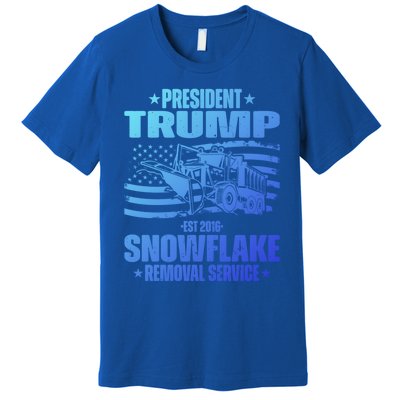 President Trump Snowflake Removal Service Funny Trump 2024 Cool Gift Premium T-Shirt