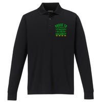 Prone To Shenanigans And Malarkey St Patricks Day Performance Long Sleeve Polo