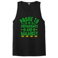 Prone To Shenanigans And Malarkey St Patricks Day PosiCharge Competitor Tank