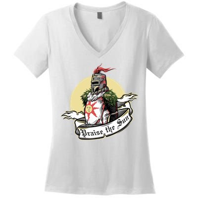 Praise The Sun Women's V-Neck T-Shirt