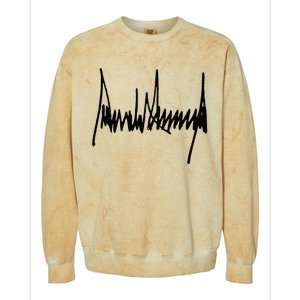 President Trump Signature Colorblast Crewneck Sweatshirt