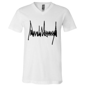 President Trump Signature V-Neck T-Shirt