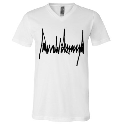 President Trump Signature V-Neck T-Shirt