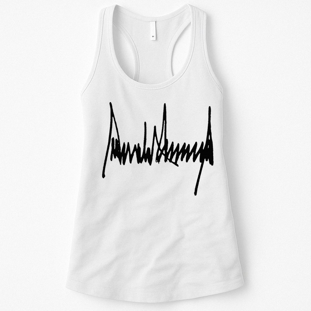 President Trump Signature Womens Tank Top