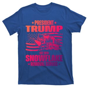 President Trump Snowflake Removal Service Funny Trump 2024 Cool Gift T-Shirt