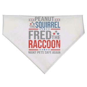 Peanut The Squirrel & Fred The Raccoon Make Pets Safe Again USA-Made Doggie Bandana