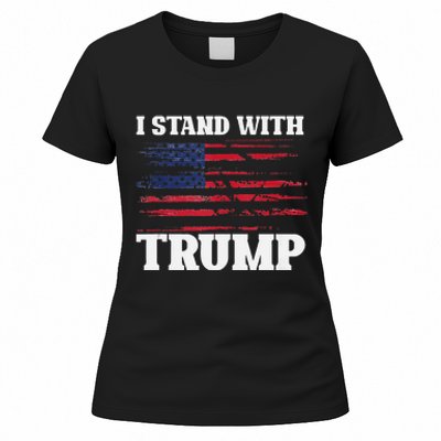 Pro Trump Supporter Trump I Stand With Trump Women's T-Shirt