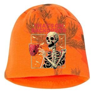 Pharmacy Tech Skeleton ThatS Backorder Funny Halloween Kati - Camo Knit Beanie