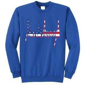 President Trump Signature Usa Flag Color Patriotic American Gift Sweatshirt