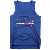 President Trump Signature Usa Flag Color Patriotic American Gift Tank Top