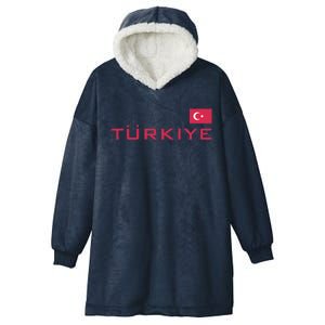 Proud Turkish Shooting Team Sport Turkiye Shooting Hooded Wearable Blanket