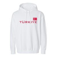 Proud Turkish Shooting Team Sport Turkiye Shooting Garment-Dyed Fleece Hoodie