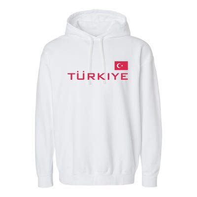 Proud Turkish Shooting Team Sport Turkiye Shooting Garment-Dyed Fleece Hoodie