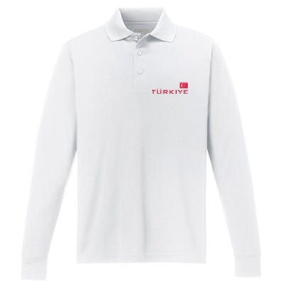 Proud Turkish Shooting Team Sport Turkiye Shooting Performance Long Sleeve Polo