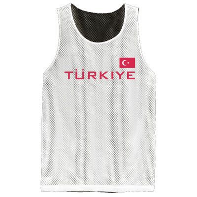 Proud Turkish Shooting Team Sport Turkiye Shooting Mesh Reversible Basketball Jersey Tank