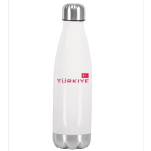 Proud Turkish Shooting Team Sport Turkiye Shooting Stainless Steel Insulated Water Bottle