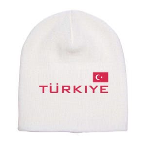 Proud Turkish Shooting Team Sport Turkiye Shooting Short Acrylic Beanie