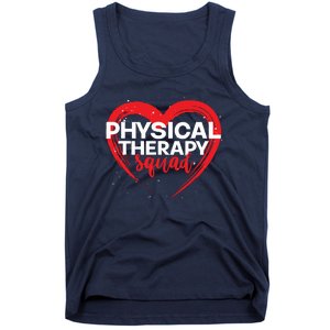 Physical Therapy Squad PTA Therapist Heart Physical Therapy Tank Top