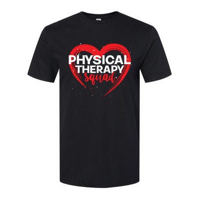 Physical Therapy Squad PTA Therapist Heart Physical Therapy Softstyle® CVC T-Shirt