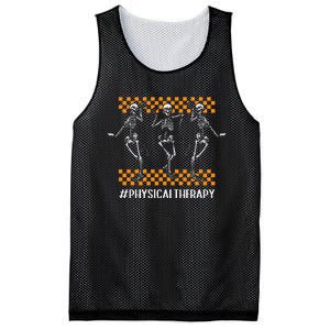 Physical Therapy Skeleton Physical Therapist Halloween Pt Sweat Mesh Reversible Basketball Jersey Tank