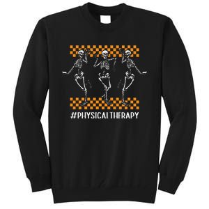 Physical Therapy Skeleton Physical Therapist Halloween Pt Sweat Tall Sweatshirt