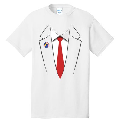 President Trump Suit Us President Easy Costume Tall T-Shirt