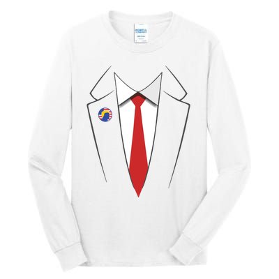 President Trump Suit Us President Easy Costume Tall Long Sleeve T-Shirt