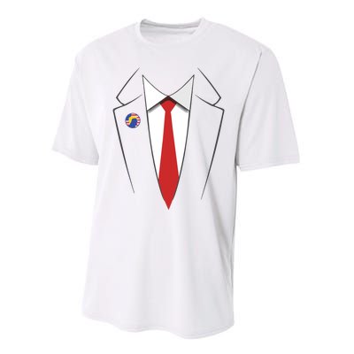 President Trump Suit Us President Easy Costume Performance Sprint T-Shirt