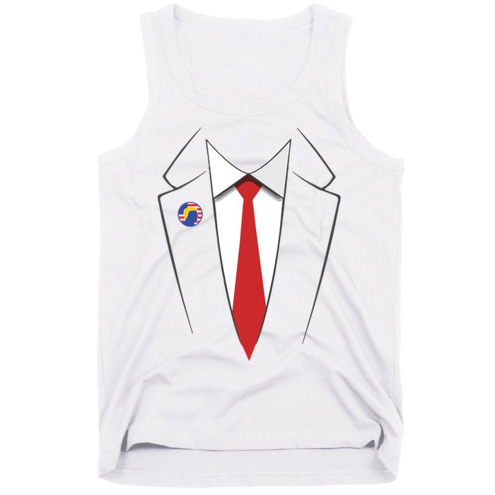 President Trump Suit Us President Easy Costume Tank Top