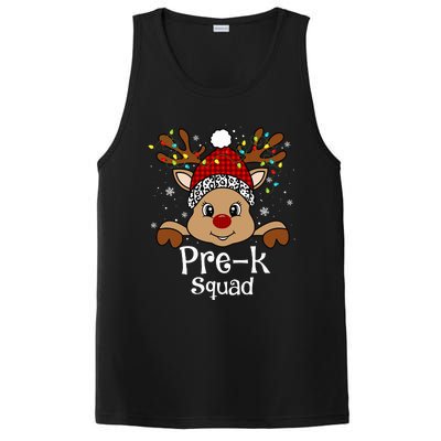 PreK Teacher Squad Funny Teacher Christmas Reindeer Xmas  PosiCharge Competitor Tank