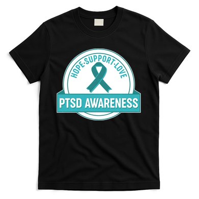 PTSD Awareness Hope Support Love T-Shirt