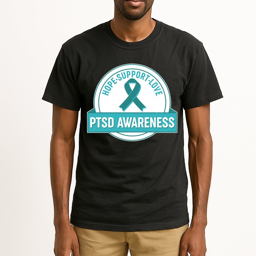 PTSD Awareness Hope Support Love Tall T-Shirt