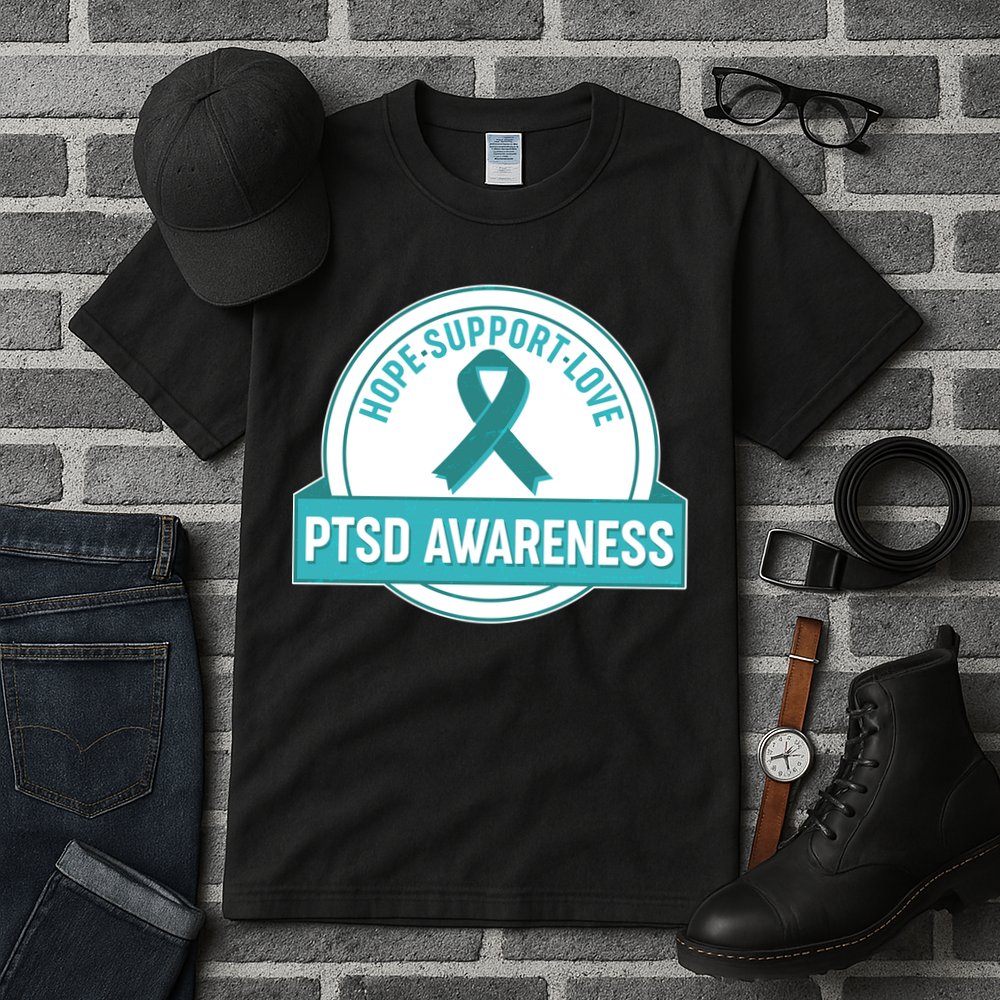 PTSD Awareness Hope Support Love Tall T-Shirt
