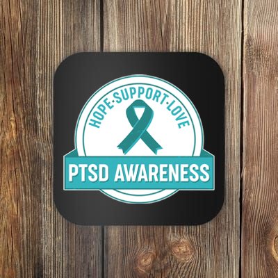 PTSD Awareness Hope Support Love Coaster