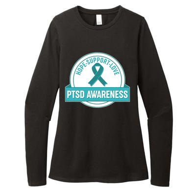 PTSD Awareness Hope Support Love Womens CVC Long Sleeve Shirt