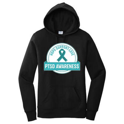 PTSD Awareness Hope Support Love Women's Pullover Hoodie