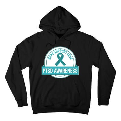 PTSD Awareness Hope Support Love Tall Hoodie