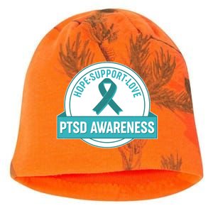 PTSD Awareness Hope Support Love Kati - Camo Knit Beanie