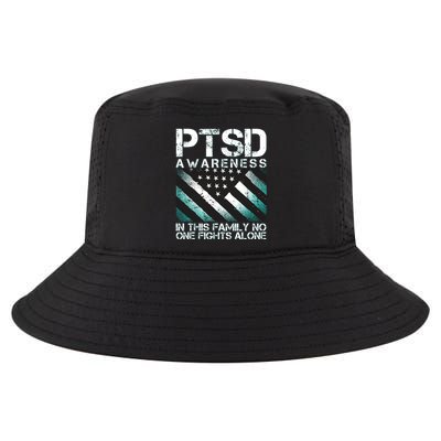 PTSD Awareness In This Family No One Fights Alone Cool Comfort Performance Bucket Hat
