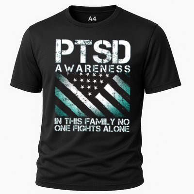 PTSD Awareness In This Family No One Fights Alone Performance Shirt