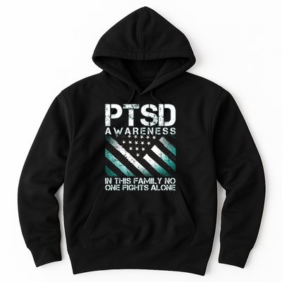 PTSD Awareness In This Family No One Fights Alone Hoodie