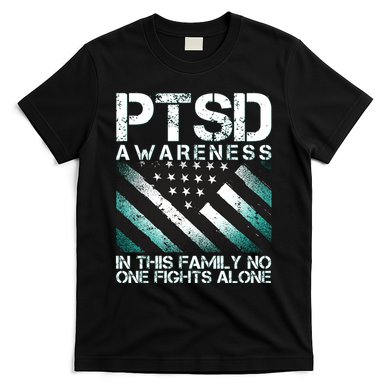 PTSD Awareness In This Family No One Fights Alone T-Shirt