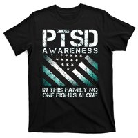 PTSD Awareness In This Family No One Fights Alone T-Shirt