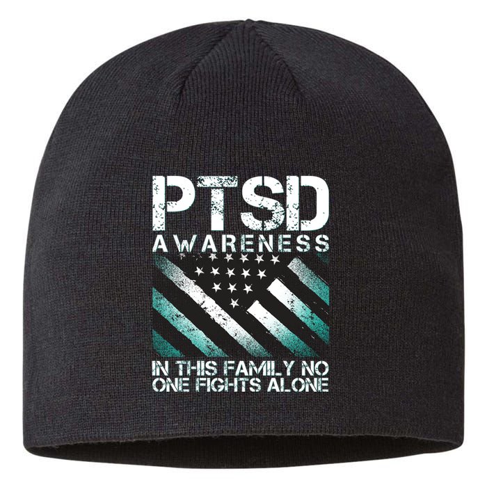 PTSD Awareness In This Family No One Fights Alone Sustainable Beanie