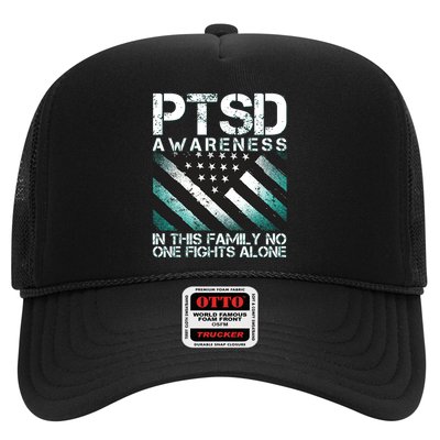 PTSD Awareness In This Family No One Fights Alone Trucker Hat