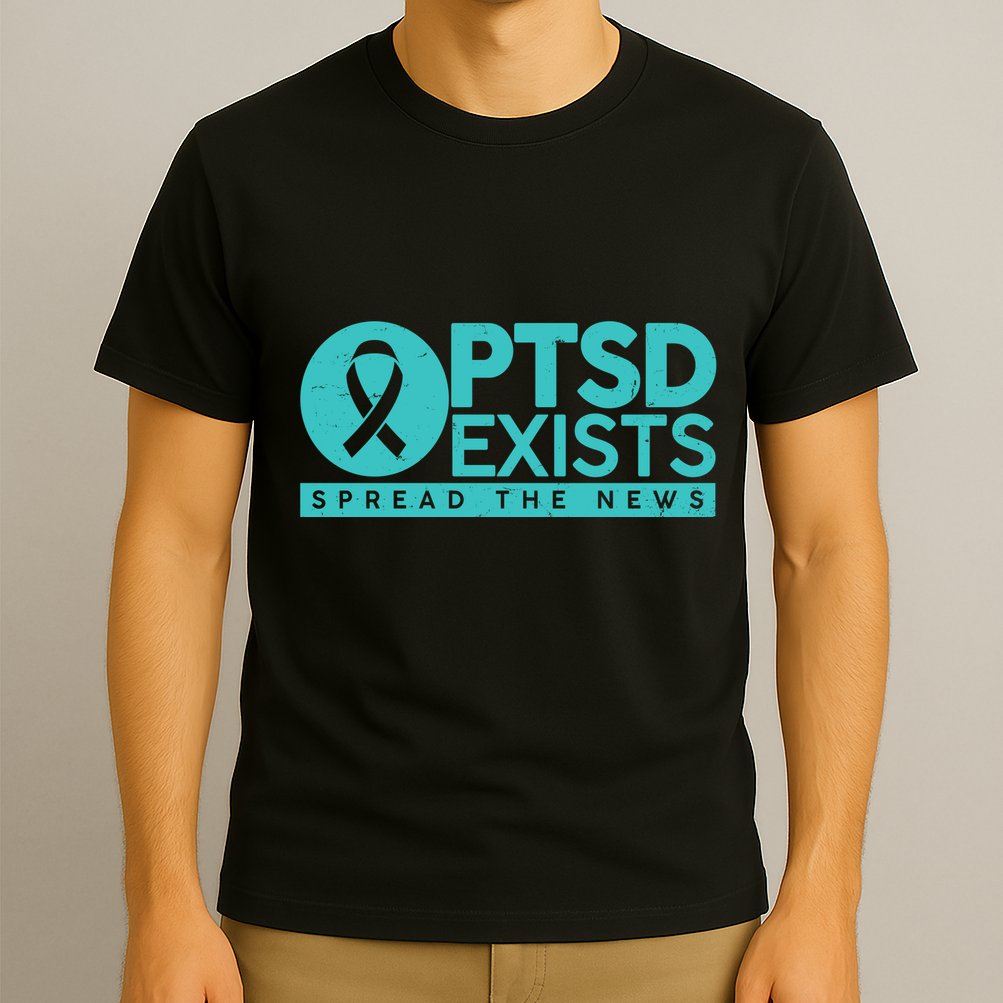 PTSD Exists Spread The News T-Shirt