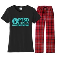 PTSD Exists Spread The News Women's Flannel Pajama Set