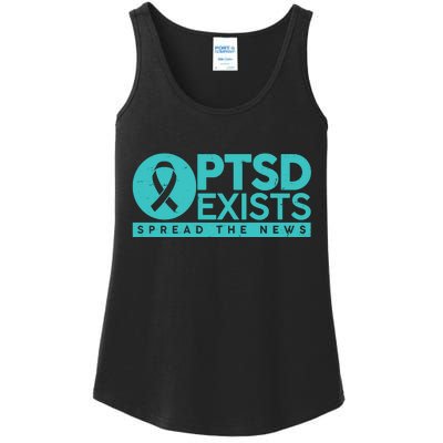 PTSD Exists Spread The News Ladies Essential Tank