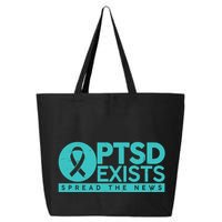 PTSD Exists Spread The News 25L Jumbo Tote