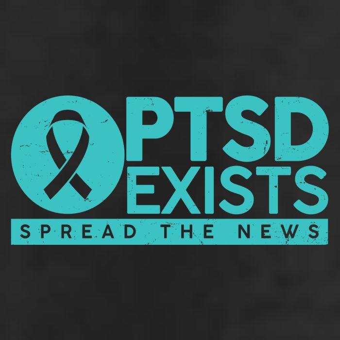 PTSD Exists Spread The News 25L Jumbo Tote